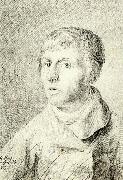 Caspar David Friedrich Self-Portrait oil painting artist